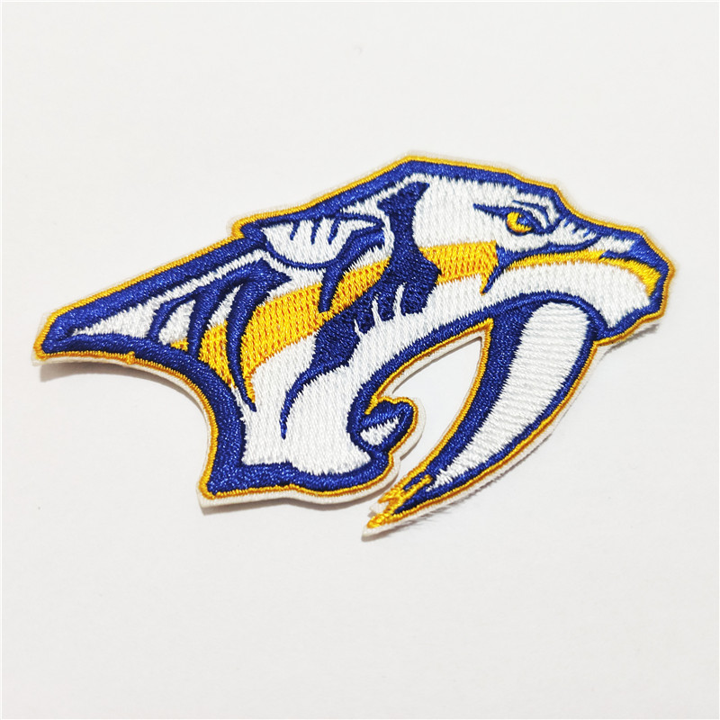 Nashville Predators Logo Iron on Patch 5.5cmx8.8cm